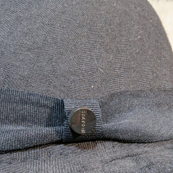 Stetson Grey and Black Fedora Hat Size Large - Picture 2 of 8